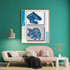 Blue Denim Collection – Realistic Fabric Study Art
