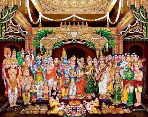 Divine Celebration — "The Srinivasa Kalyana" The God Srinivasa Wedding Art