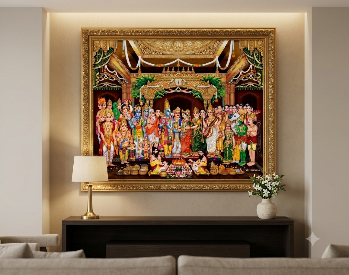 Divine Celebration — "The Srinivasa Kalyana" The God Srinivasa Wedding Art