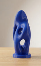 Blue Harmony Abstract Ceramic Showpiece