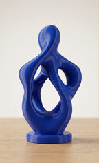 Blue Harmony Abstract Ceramic Showpiece