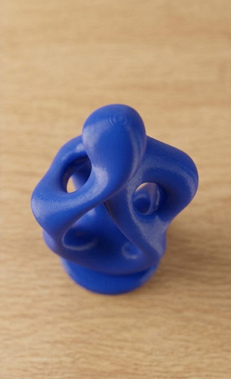Blue Harmony Abstract Ceramic Showpiece